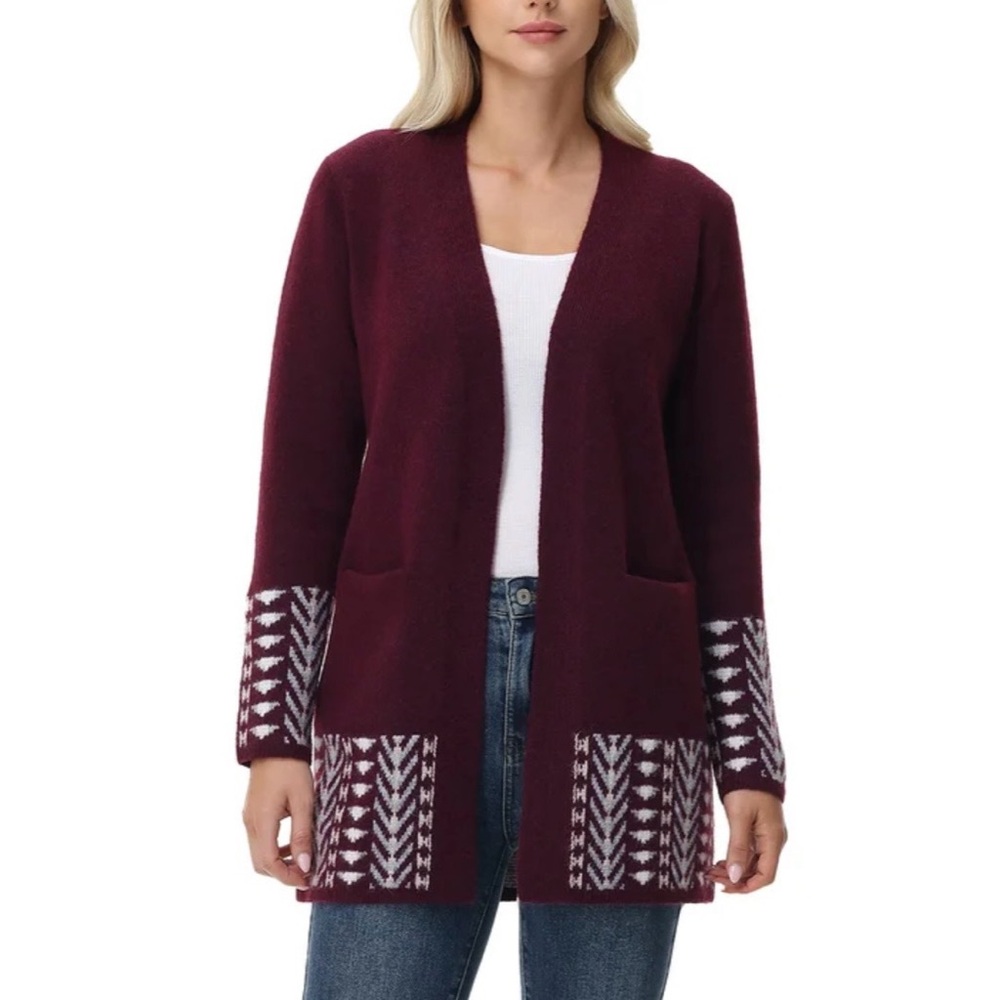 Frye Women's Patterned Cardigan, L